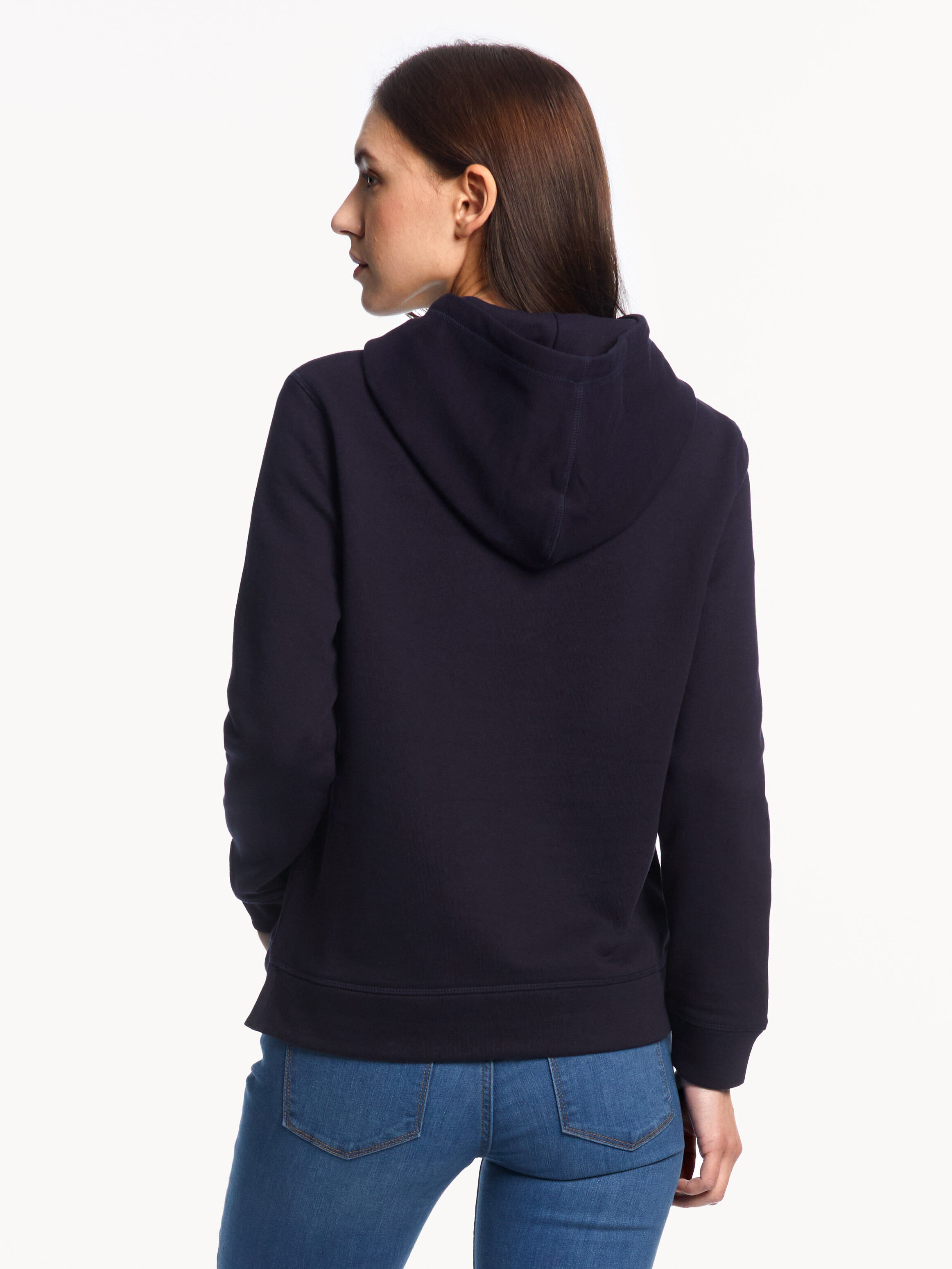 Tommy hilfiger hotsell logo hoodie blue