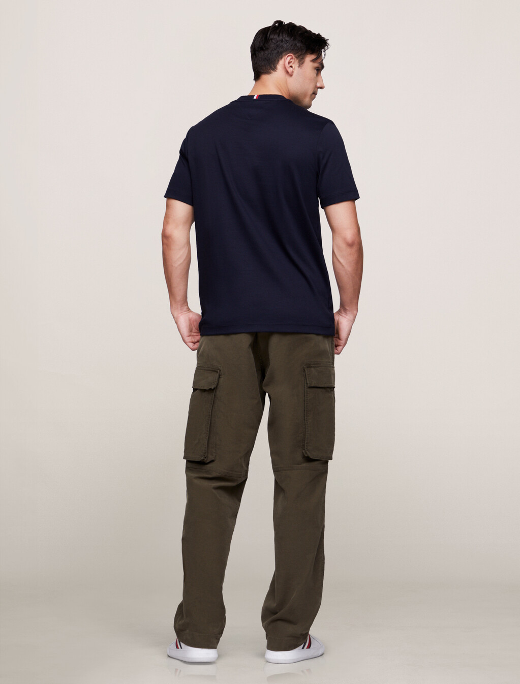 Hilfiger Scroll Logo Graphic T-Shirt, Desert Sky, hi-res