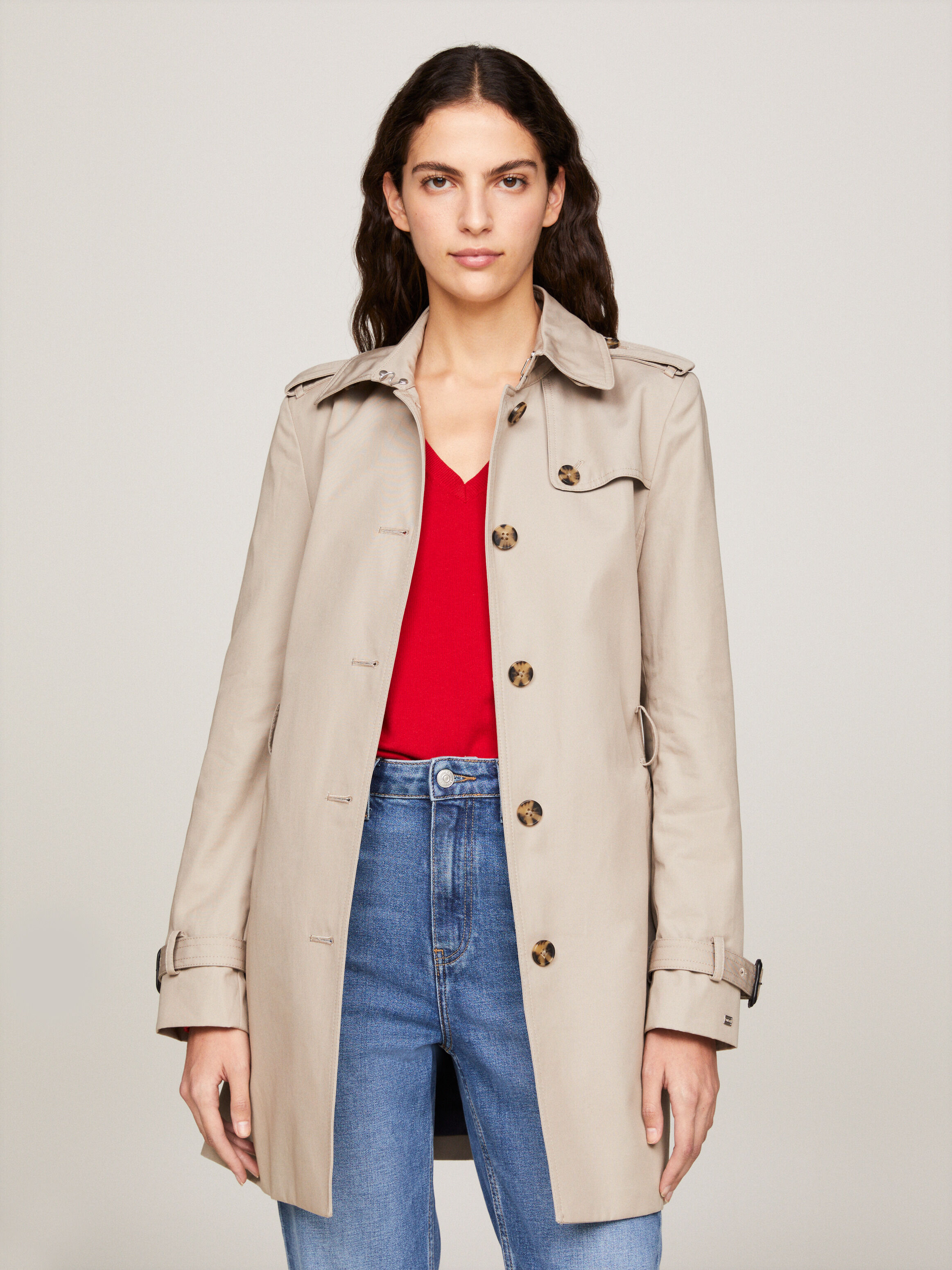 Heritage Single Breasted Trench grey Tommy Hilfiger Taiwan