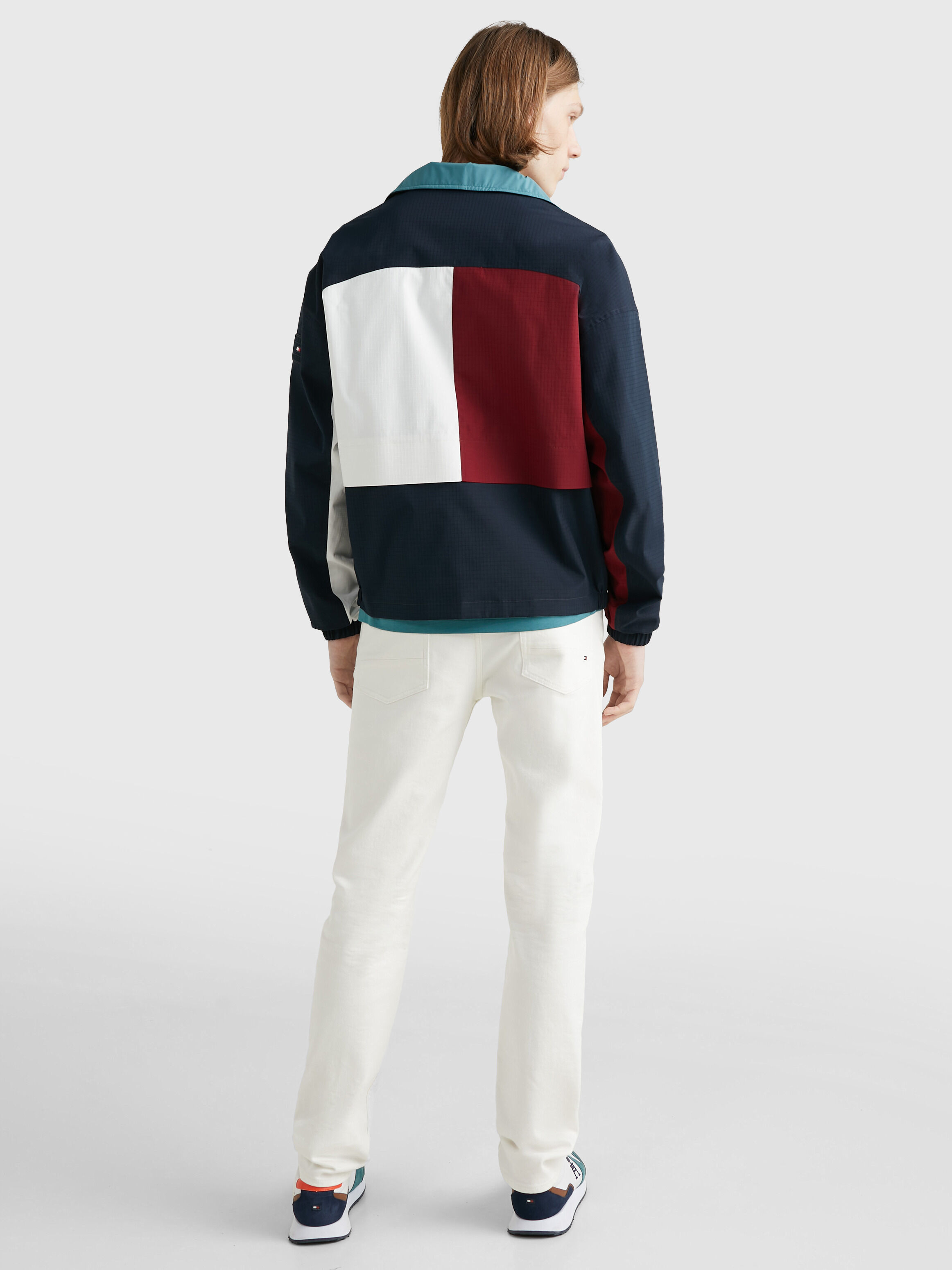 Tommy jeans outdoors best sale flag zip fleece