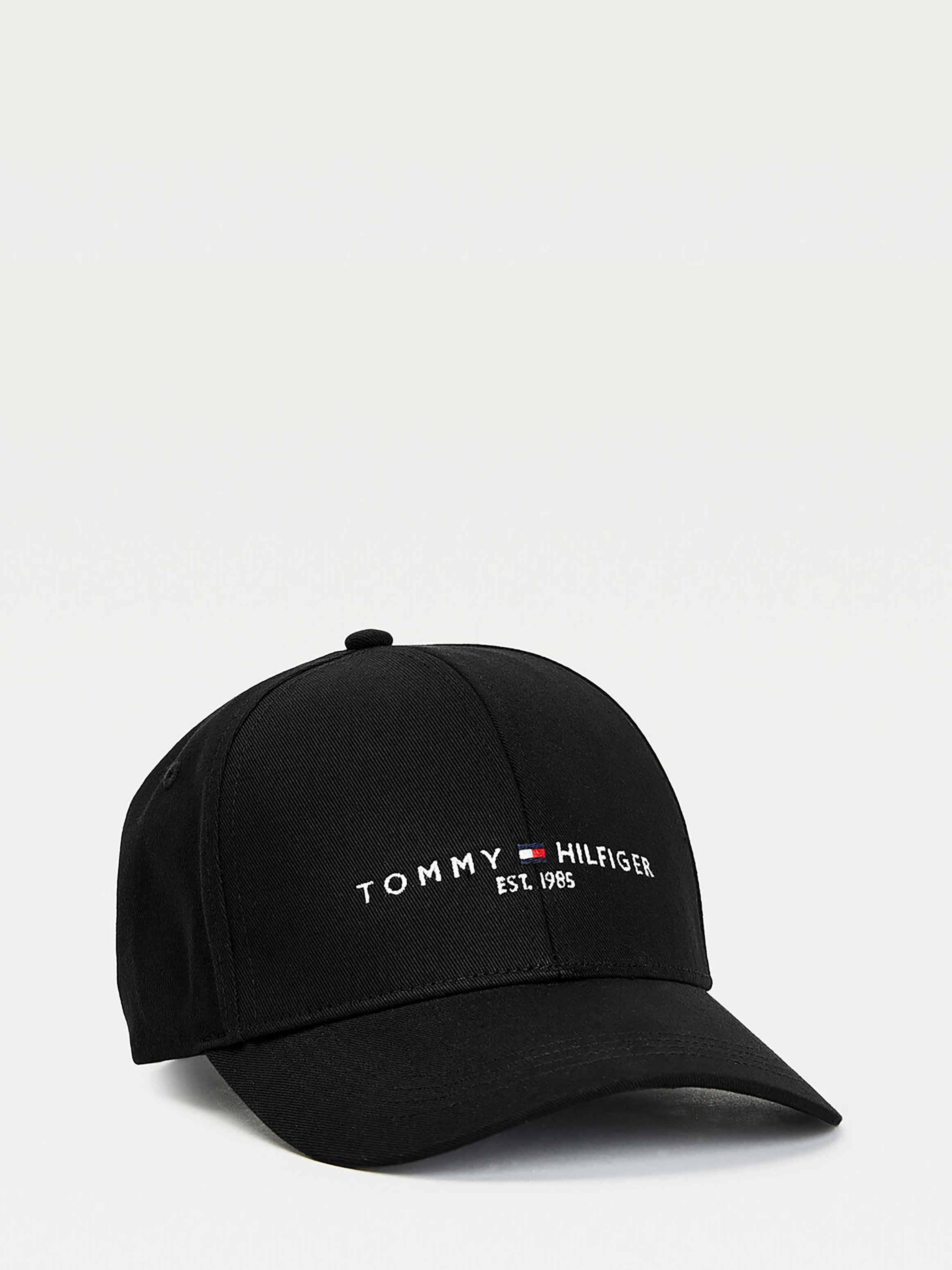 Tommy Hilfiger 經典有機棉棒球帽 Black
