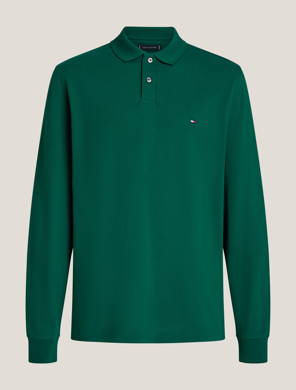 1985 系列標準版型長袖 Polo 衫, Ornamental Green, hi-res