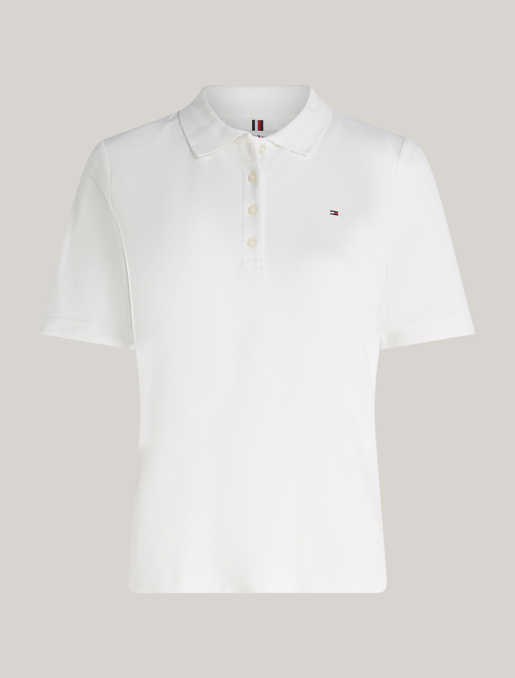 1985 Collection Flag Embroidery Regular Polo, Ecru, hi-res