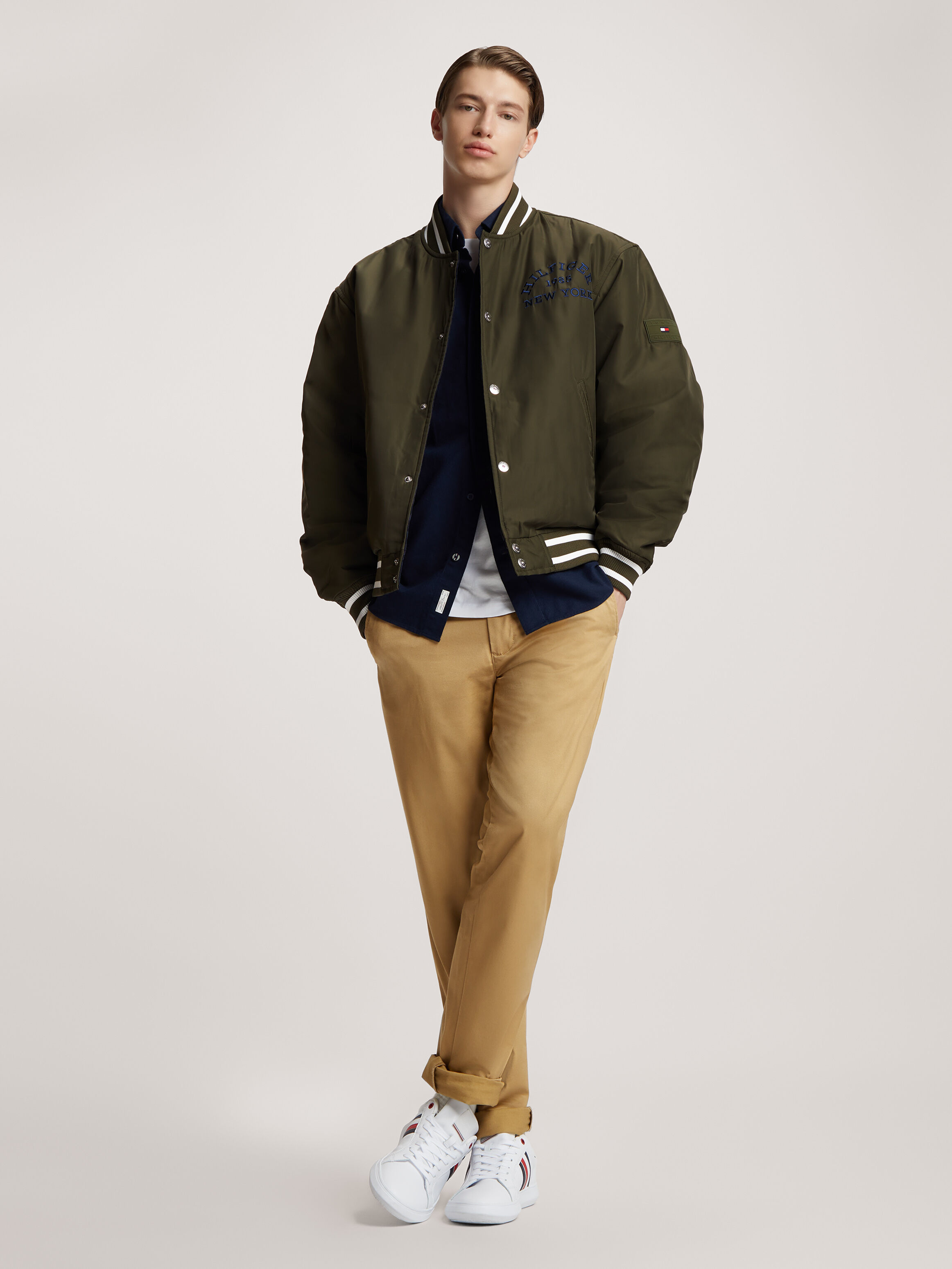 Tommy hilfiger sale khaki jacket