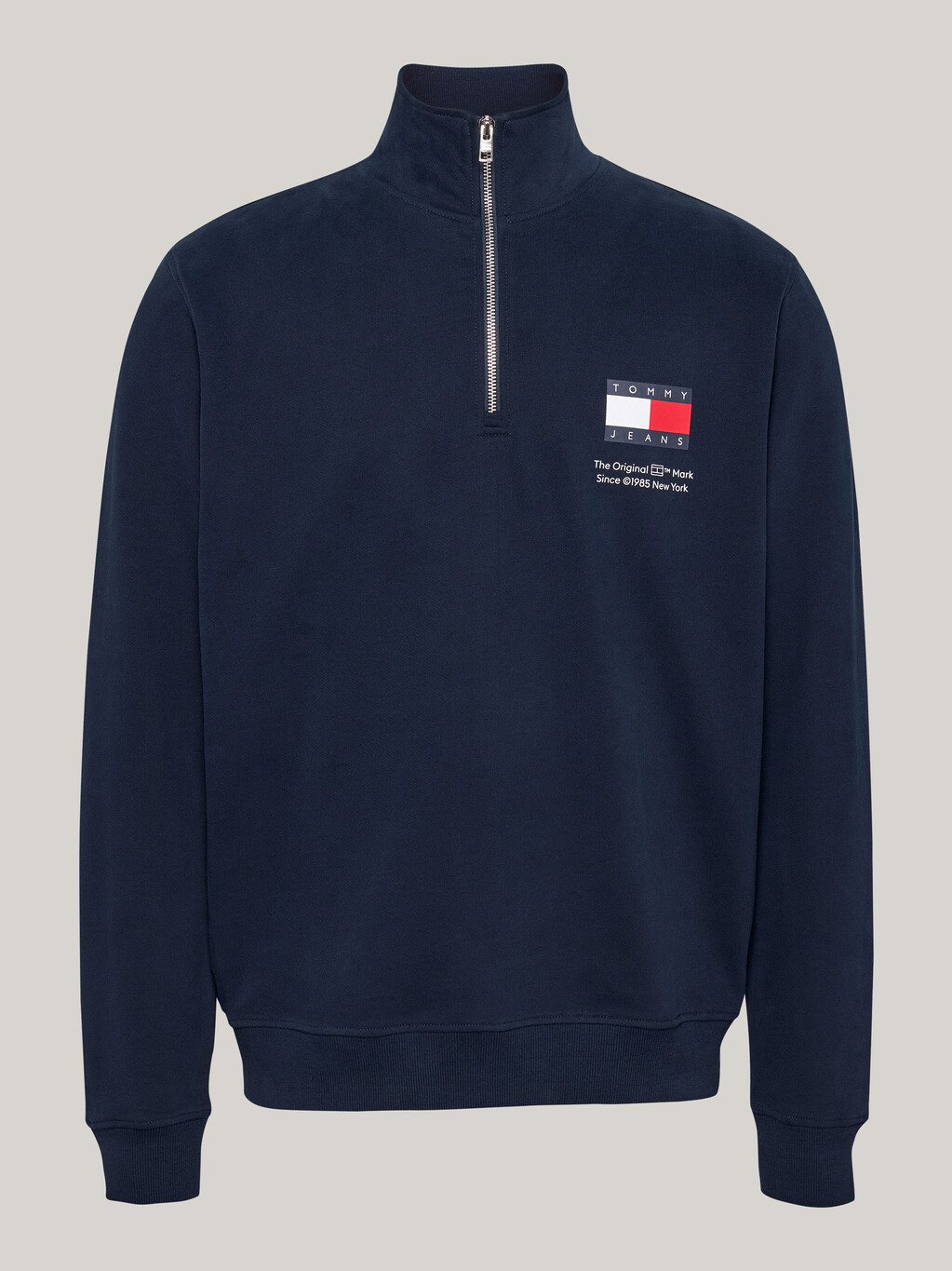 Logo Half-Zip Sweatshirt, Dark Night Navy, hi-res