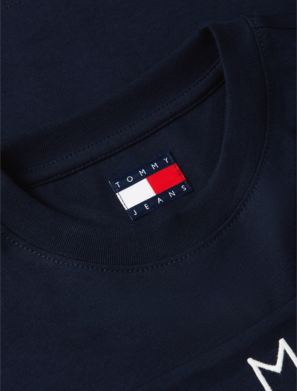 Tommy 旗幟 T 恤, Dark Night Navy, hi-res