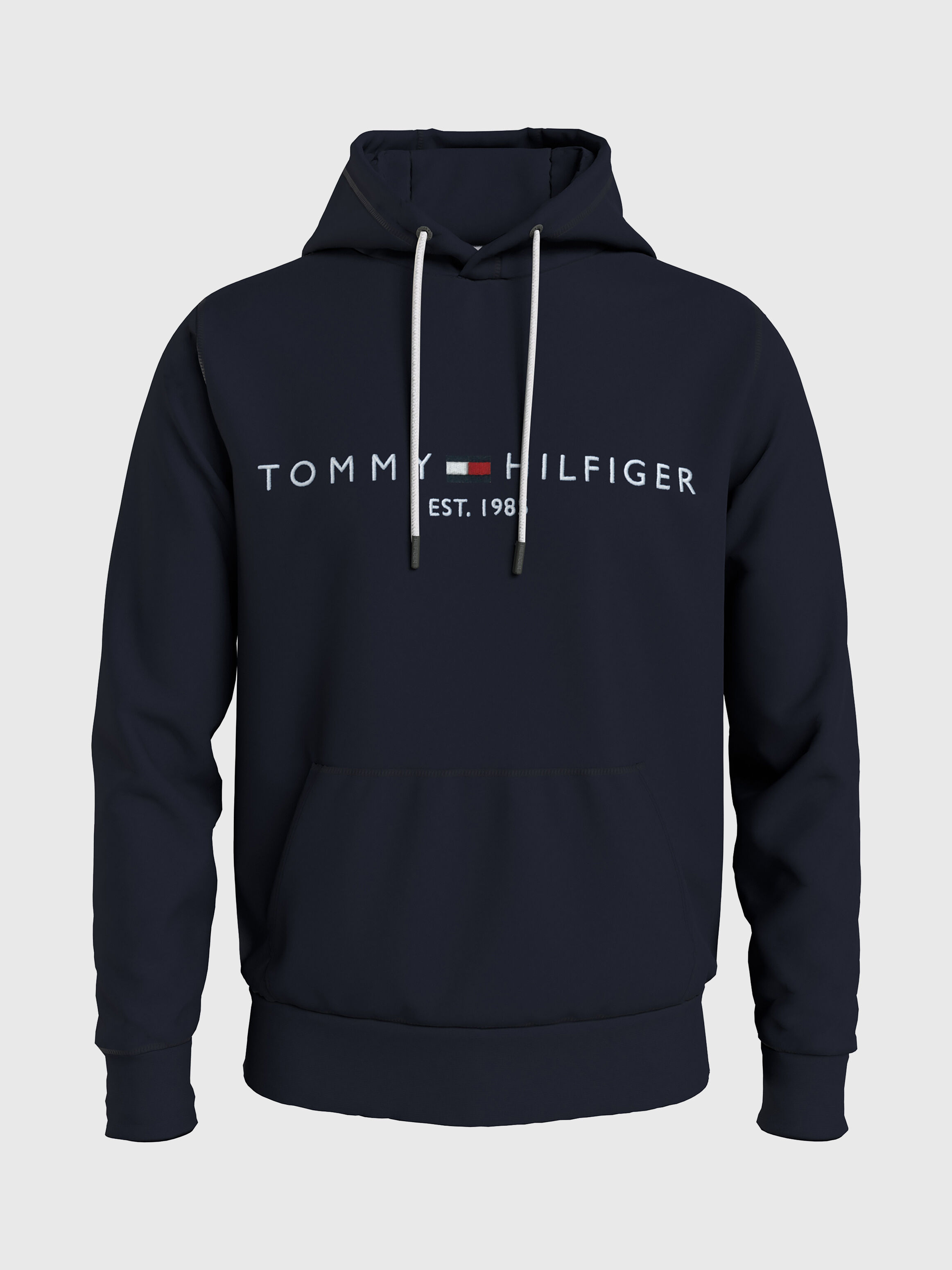 Tommy hilfiger discount embroidered logo hoodie