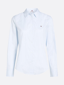 Asia Fit Regular Poplin Shirt, Classic Ithaka Stp Breezy Blue, hi-res