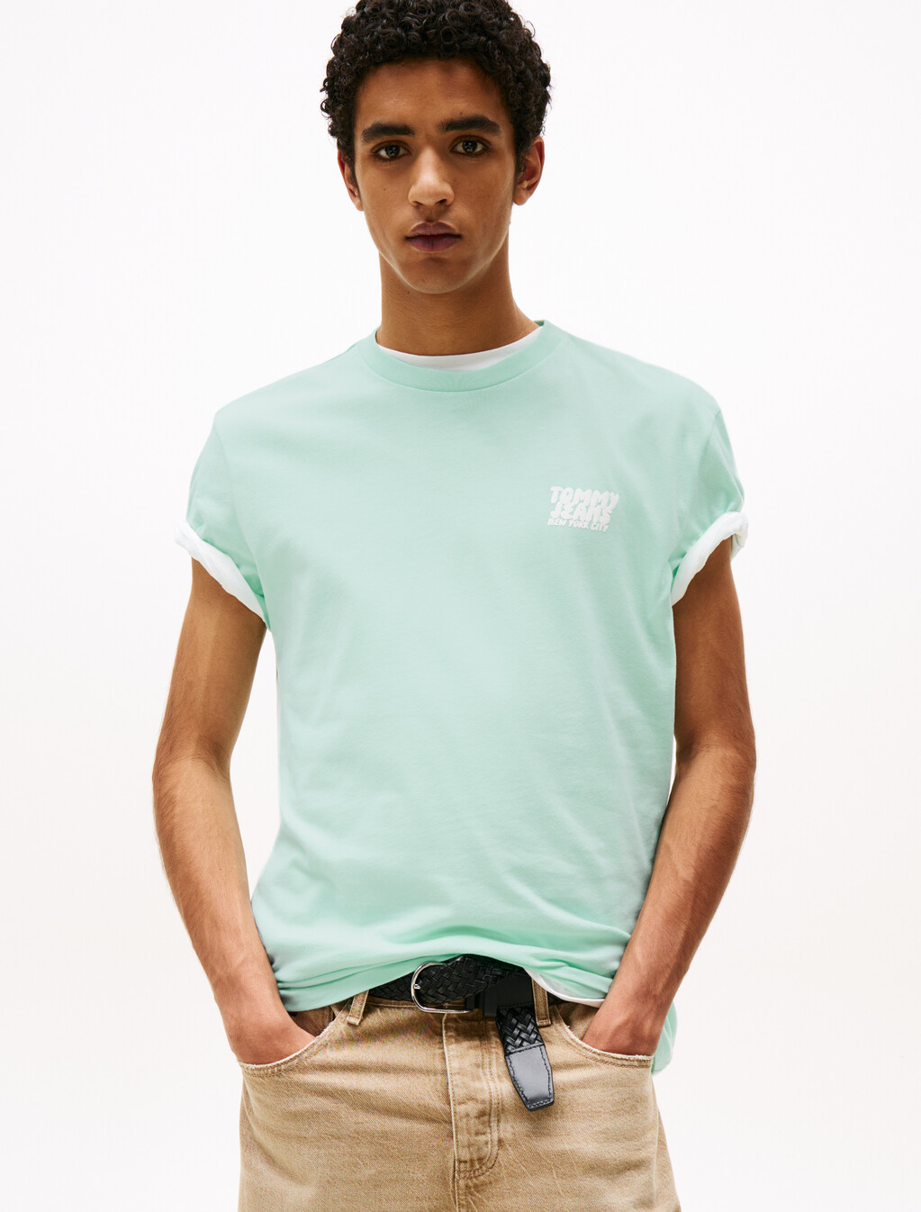 Bubble Logo Back Graphic T-Shirt, Spring Mint, hi-res