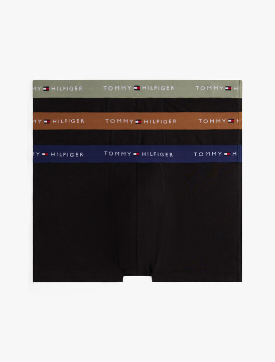 3-Pack Logo Waistband Trunks