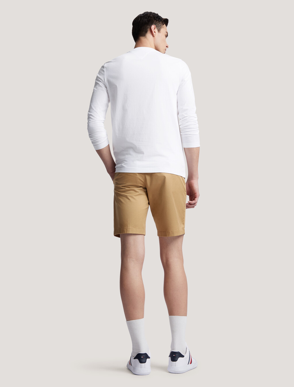 Established 標誌長袖 T 恤, White, hi-res