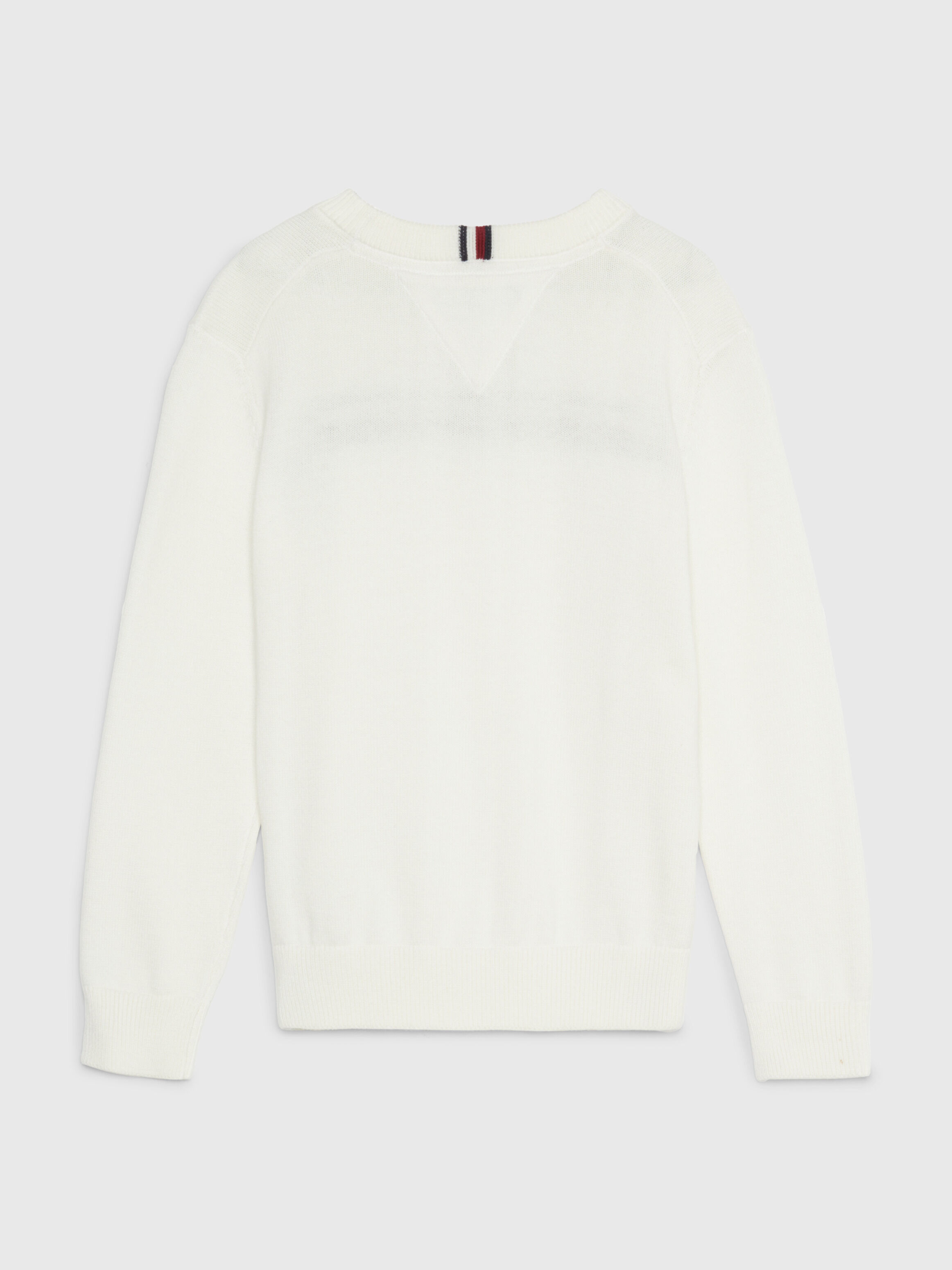 Intarsia Global Stripe Crew Neck Jumper