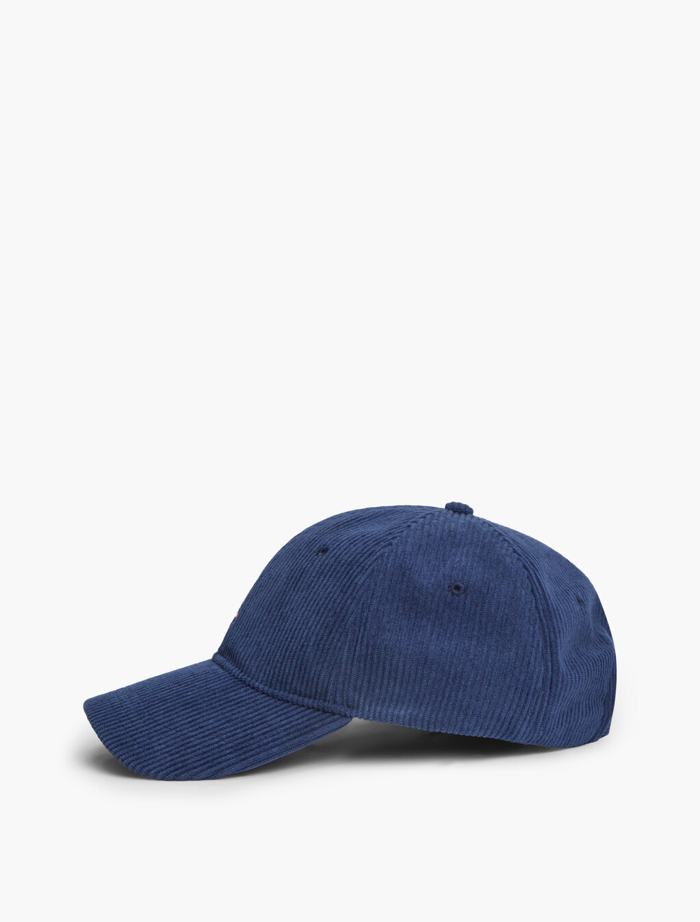 Hilfiger Flag Corduroy Baseball Cap, Preppy Navy, hi-res
