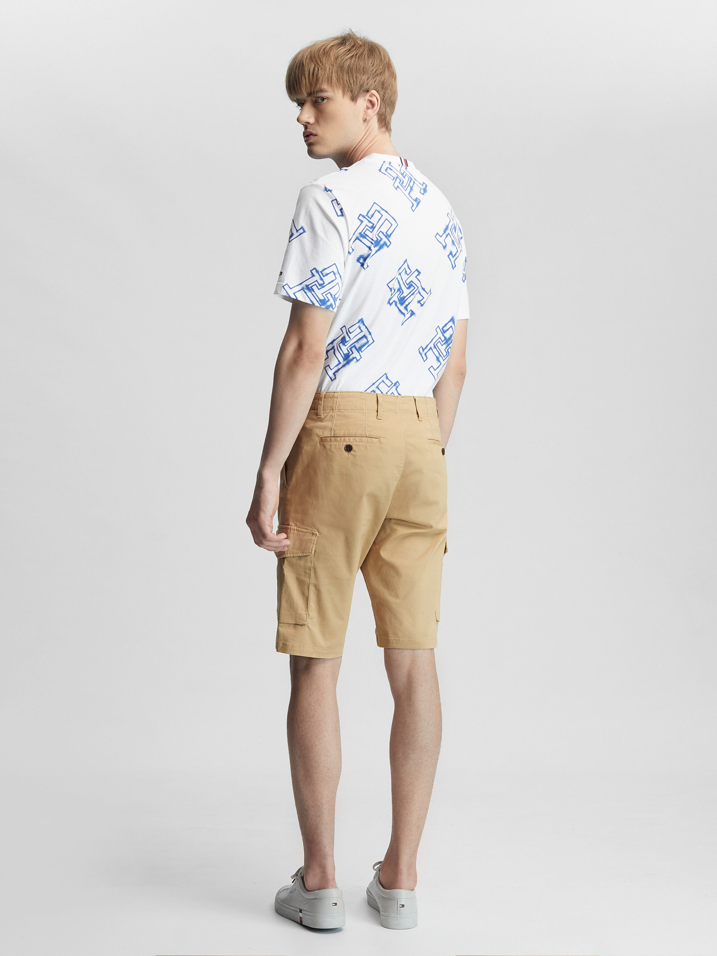 Twill Cargo Pocket Shorts Tommy Hilfiger Taiwan