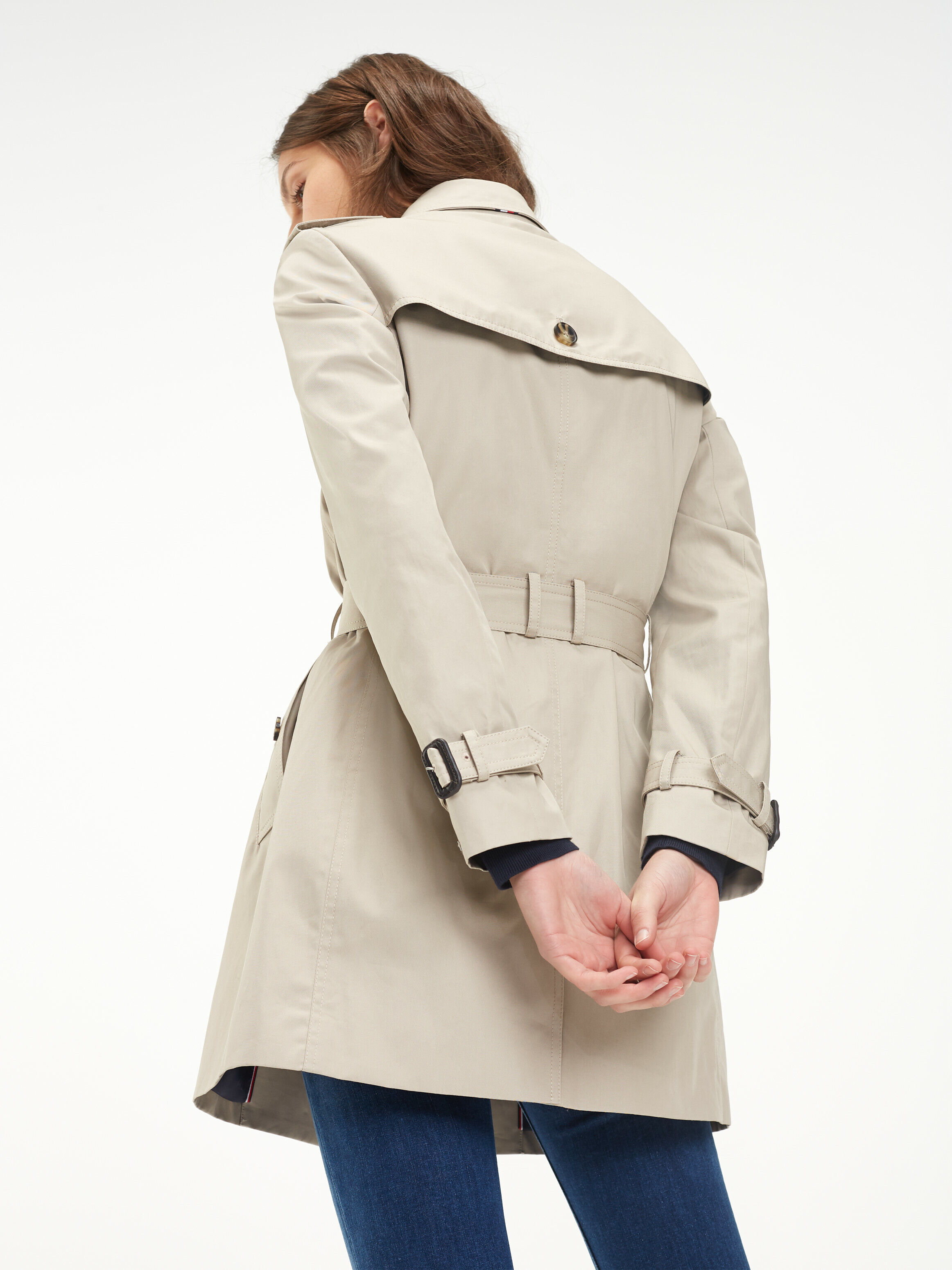 Tommy hilfiger heritage single breasted trench coat outlet