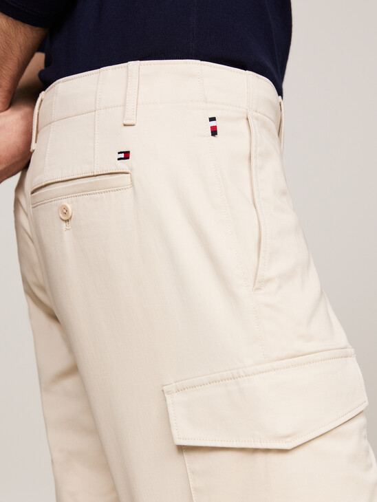 Twill Cargo Pocket Shorts