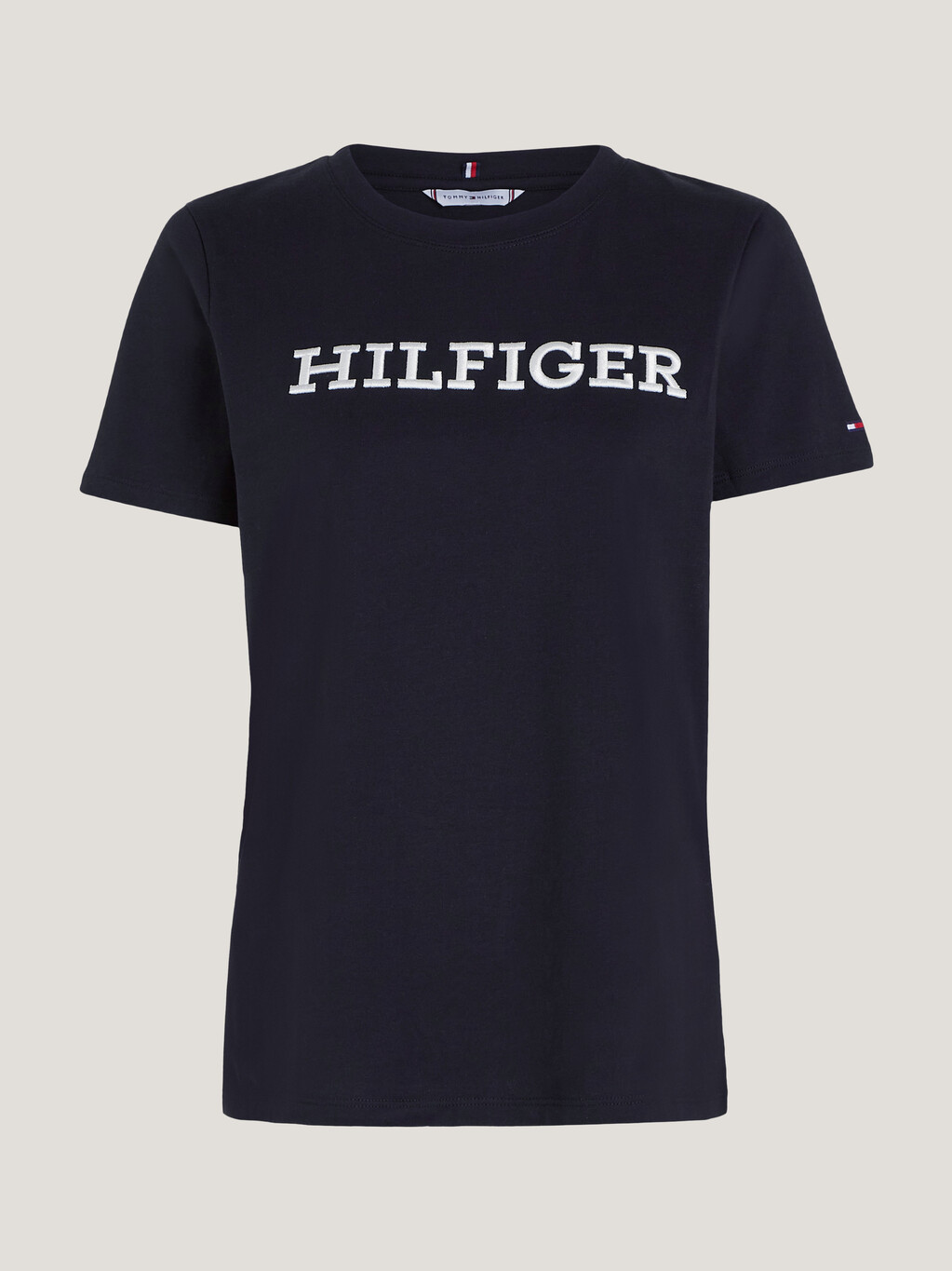 Logo Embroidery Jersey T-Shirt, Black, hi-res