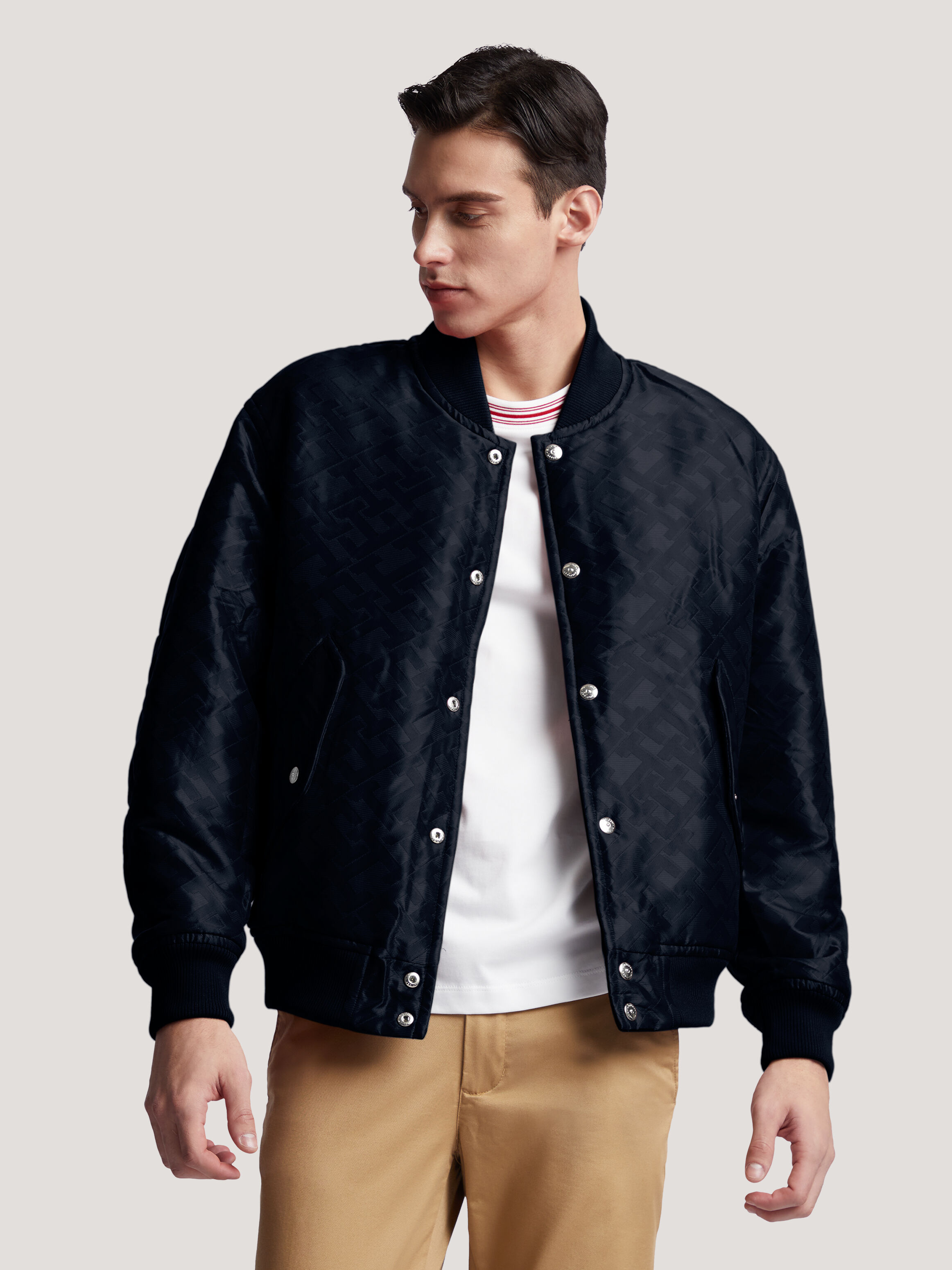 Tommy hilfiger reversible outlet leather jacket