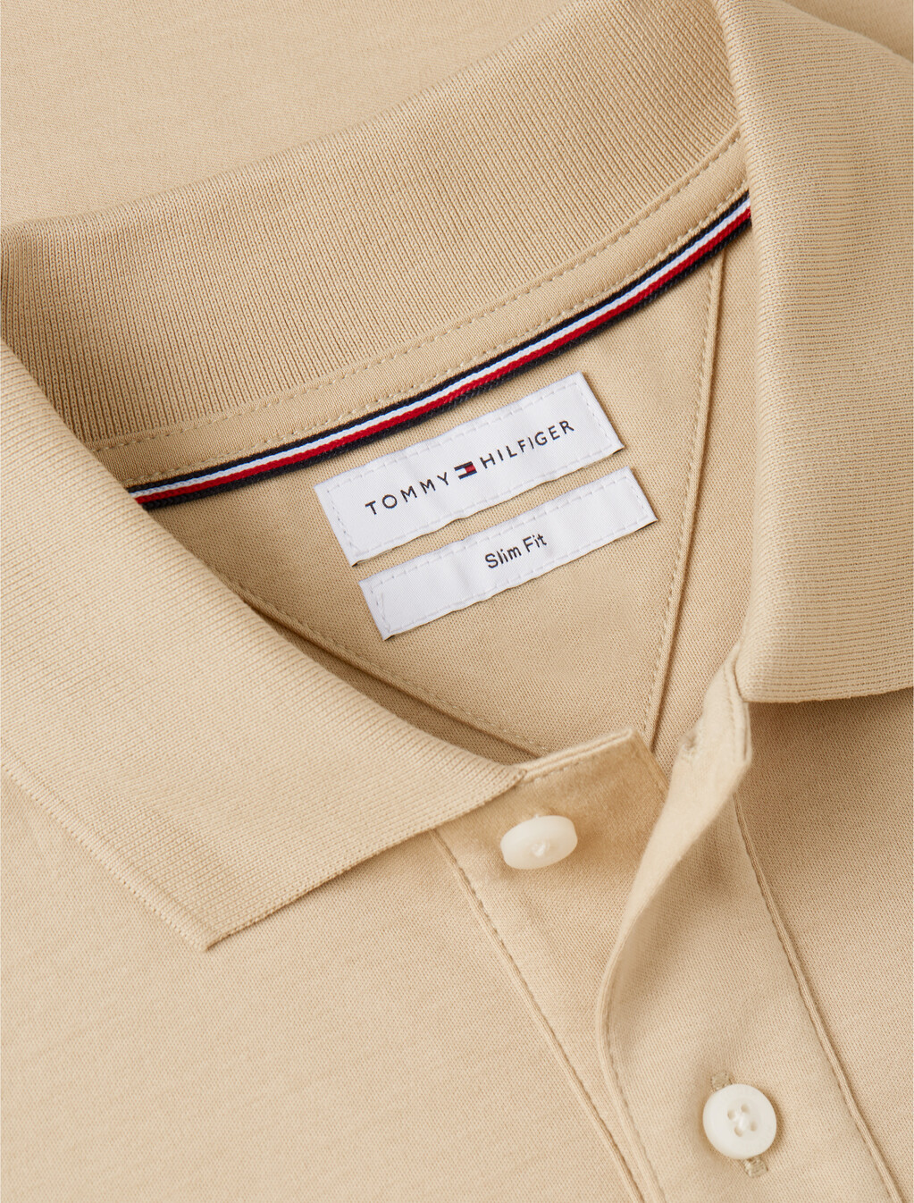 Slim Fit Fluid Cotton Polo Shirt, Batique Khaki, hi-res