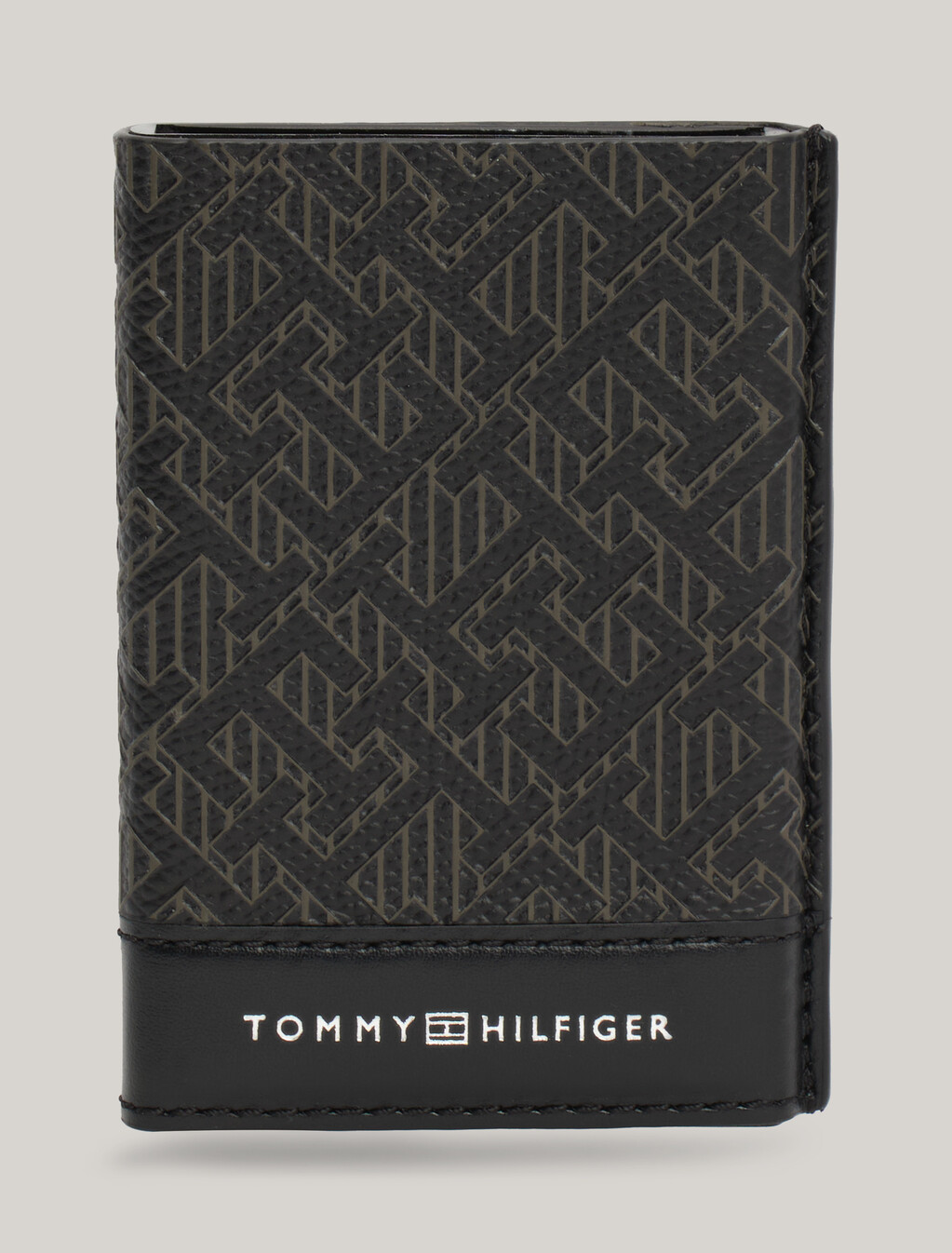 TH Monogram 信用卡夾, Black, hi-res