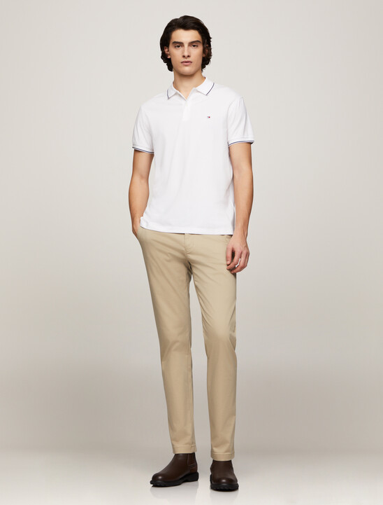 標準版型飾邊平紋 Polo 衫