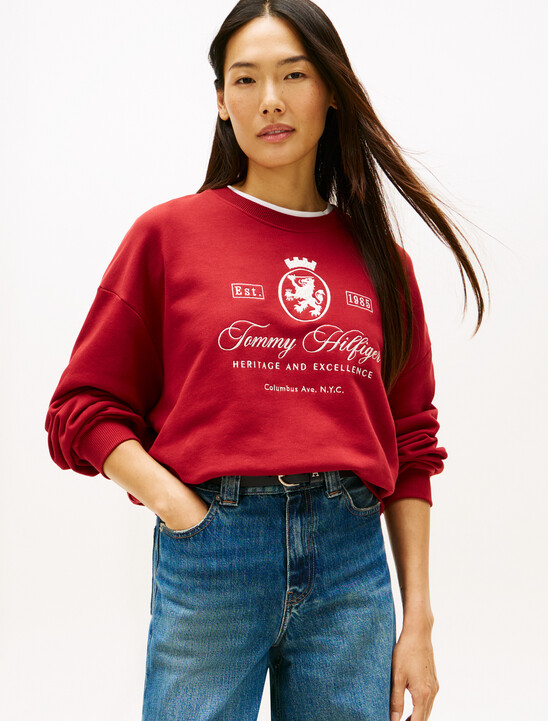 Varsity Crest Terry Sweatshirt