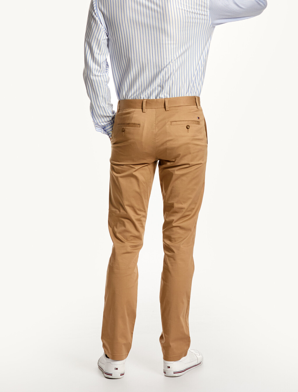 Denton Chino Straight Fit Stretch Pants, Beige, hi-res