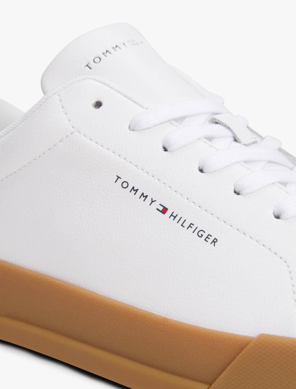 Pebble Grain Court Trainers, White/Briskblue, hi-res
