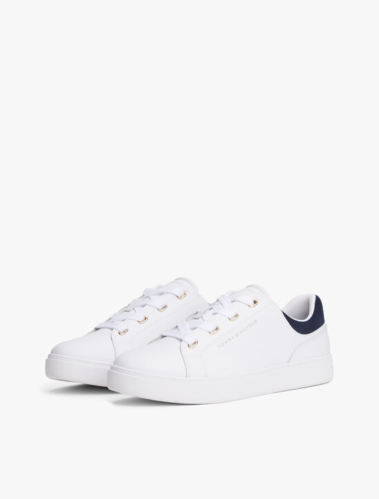 皮革杯底運動鞋