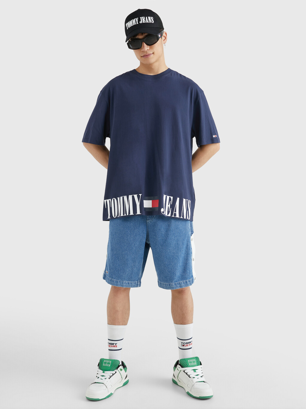 Graphic Oversized Fit T-Shirt, Twilight Navy, hi-res