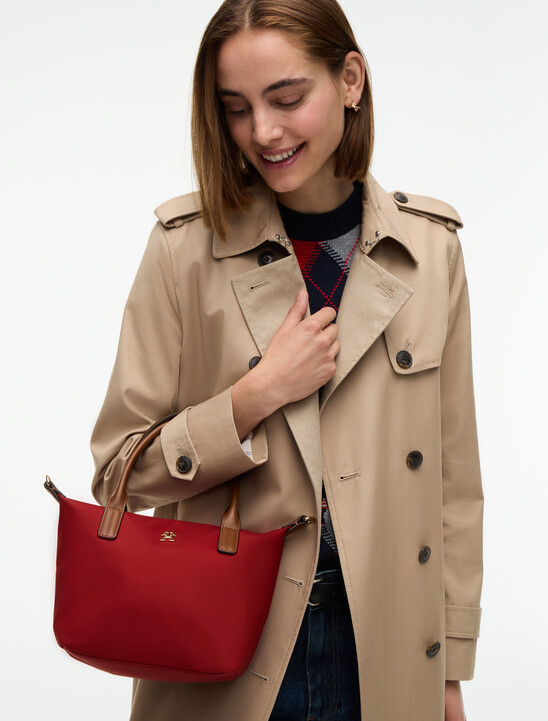Webbing Crossbody Tote Bag