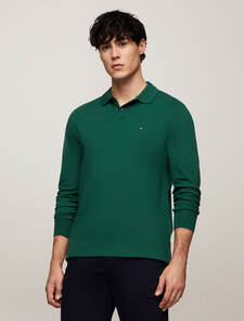 1985 系列標準版型長袖 Polo 衫, Ornamental Green, hi-res