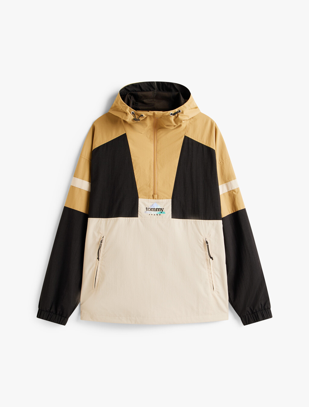 Lightweight Ripstop Loose Popover Jacket, Dark Dune, hi-res