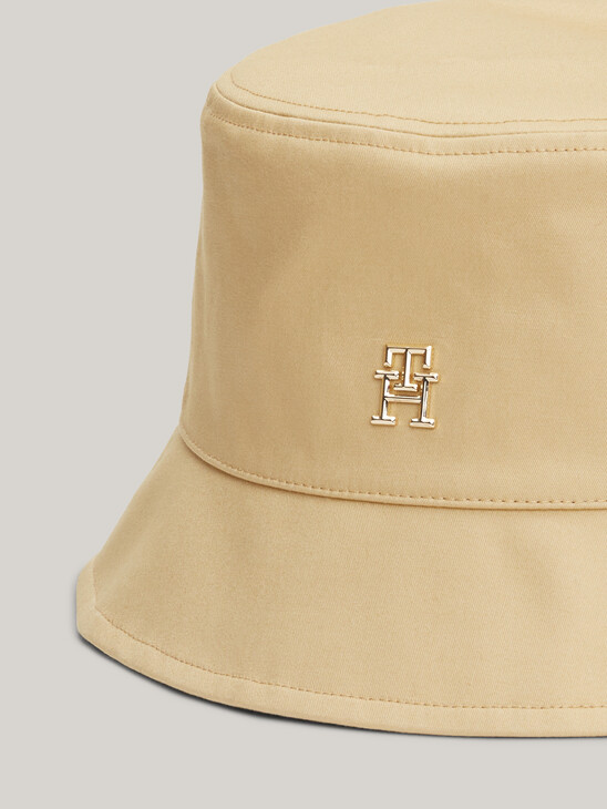 TH Monogram Plaque Bucket Hat