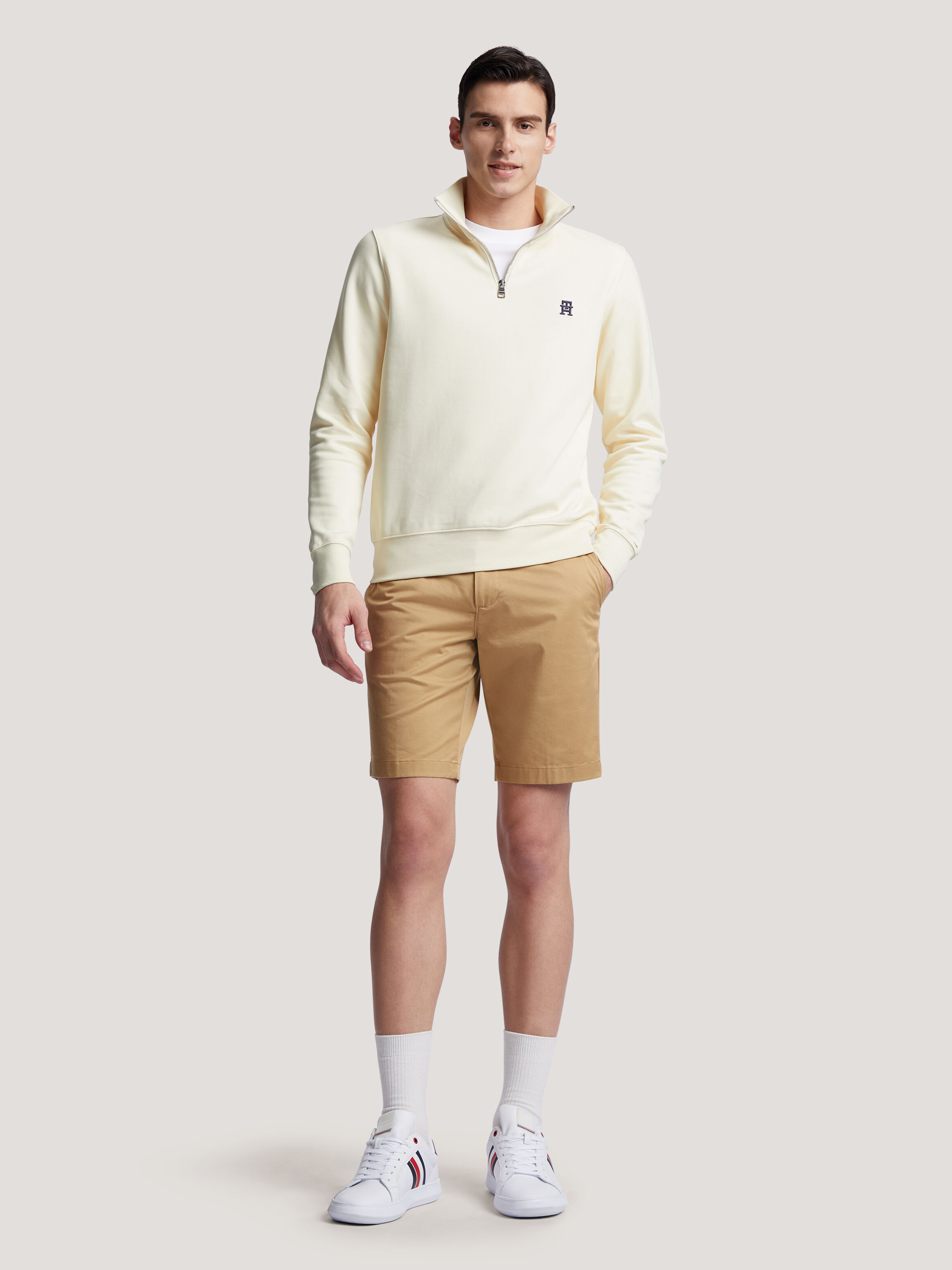Tommy hilfiger funnel neck sweatshirt sales