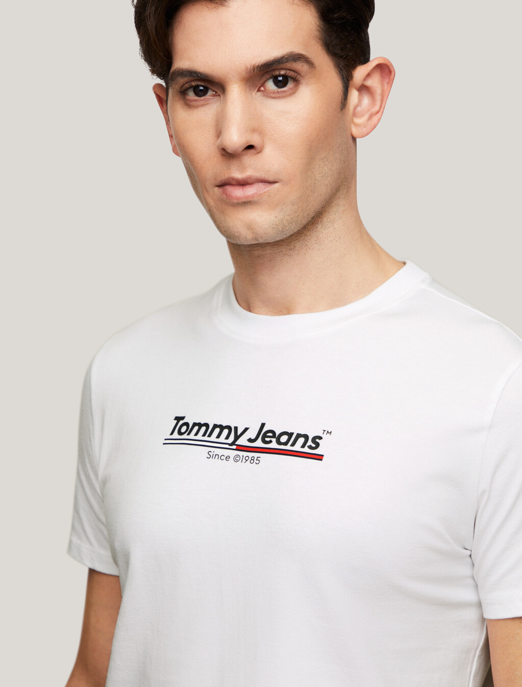 Extra Slim Flag Logo T-Shirt, White, hi-res