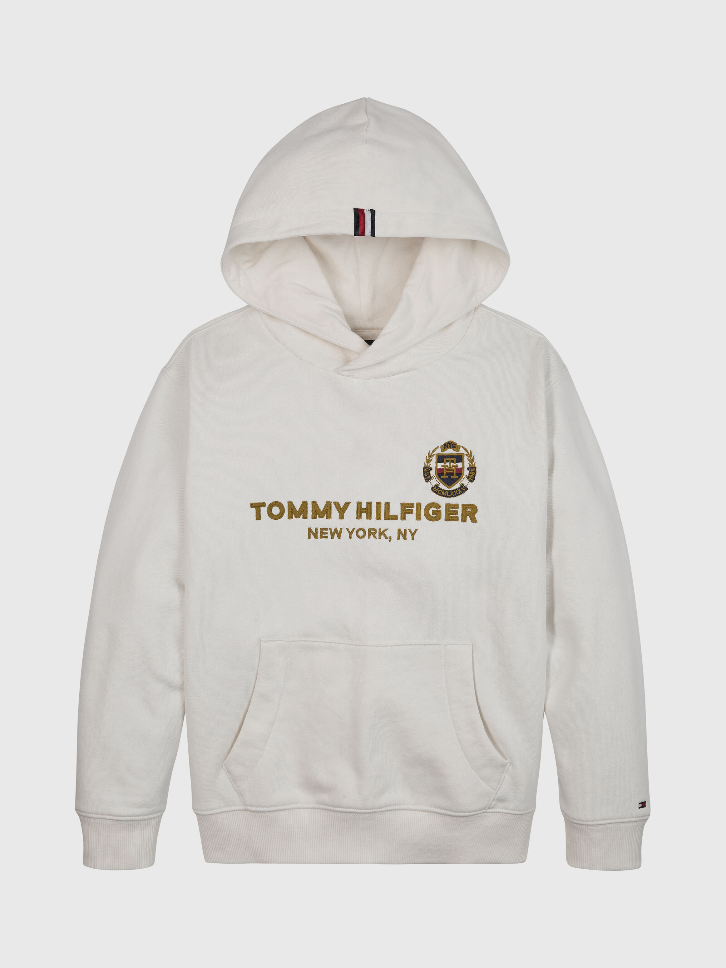 Boys New York Crest Hoodie natural Tommy Hilfiger Taiwan