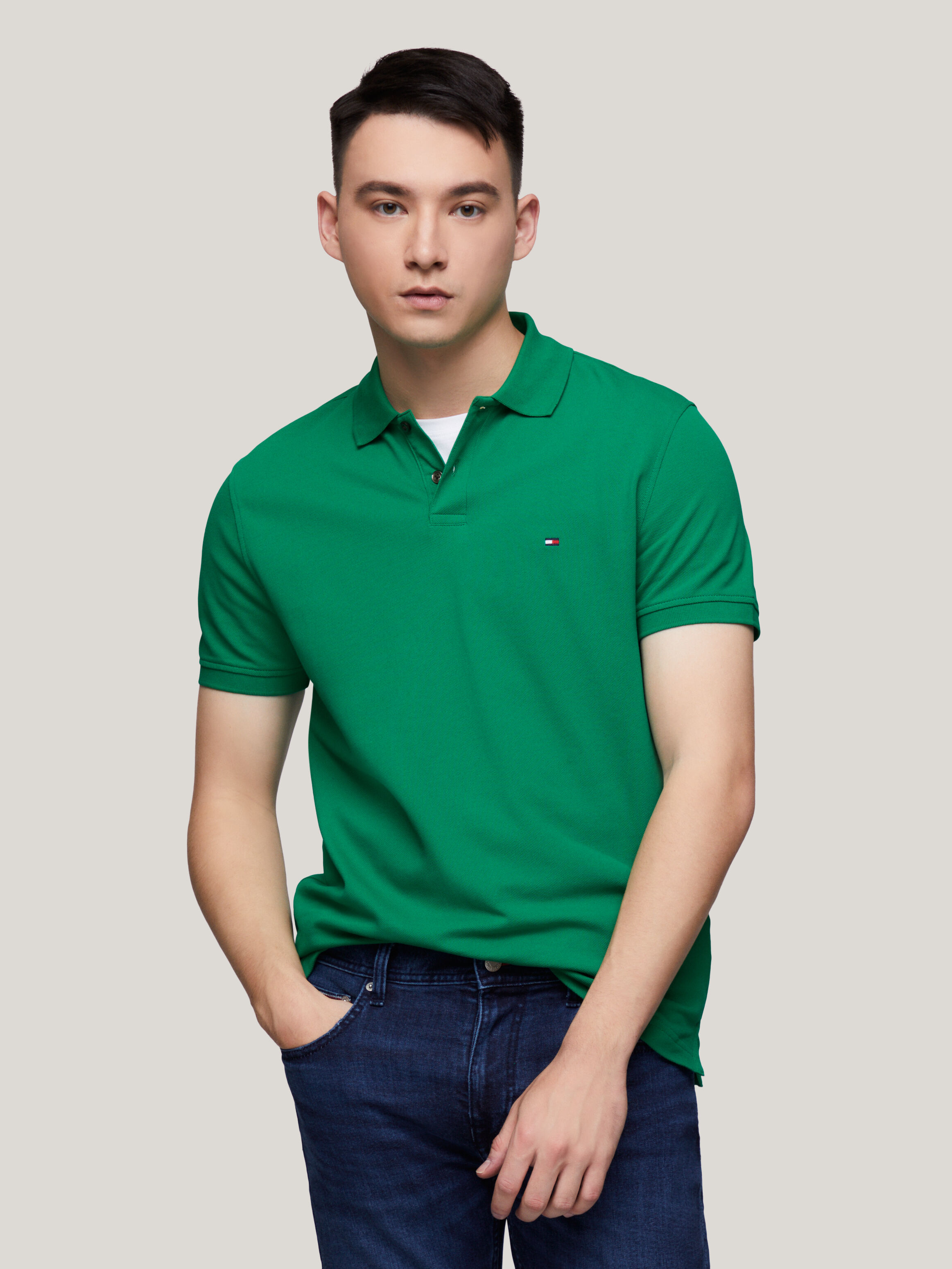 1985 標準版型 Polo 衫 Olympic Green