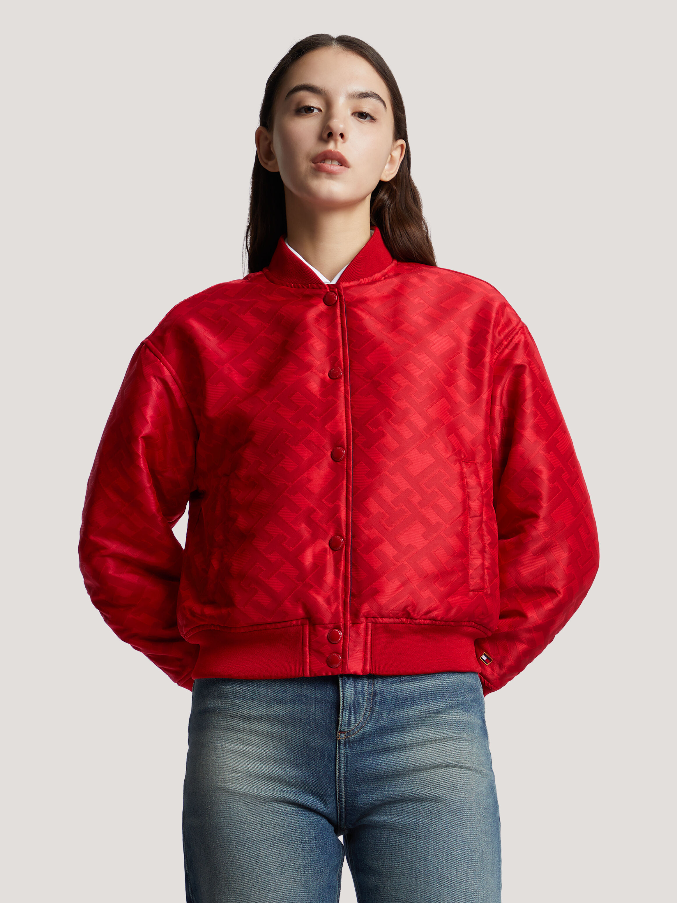 Tommy hilfiger clearance reversible jacket women's