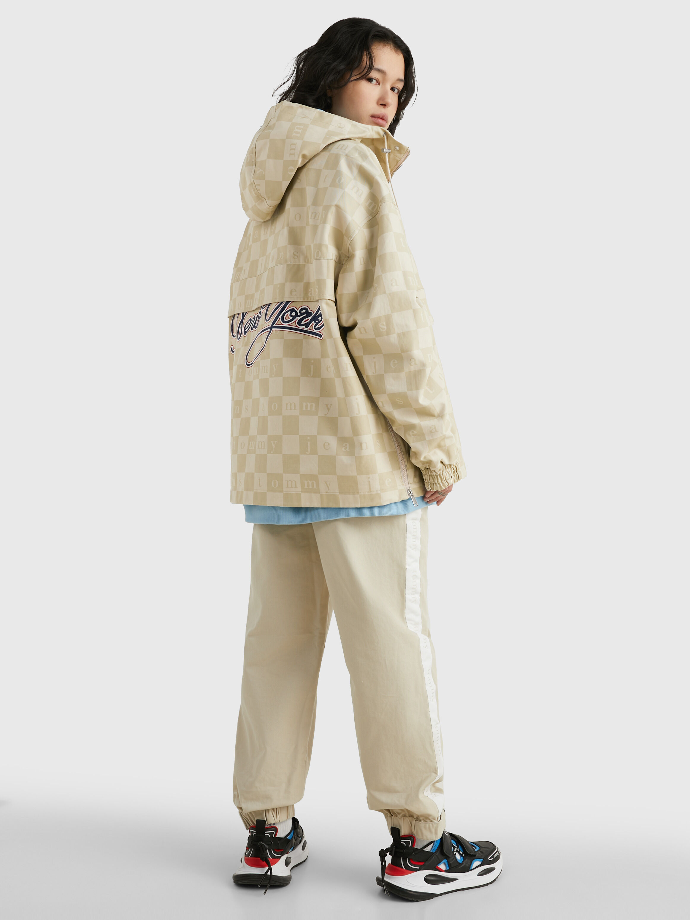 Tommy jeans logo half zip anorak jacket new arrivals