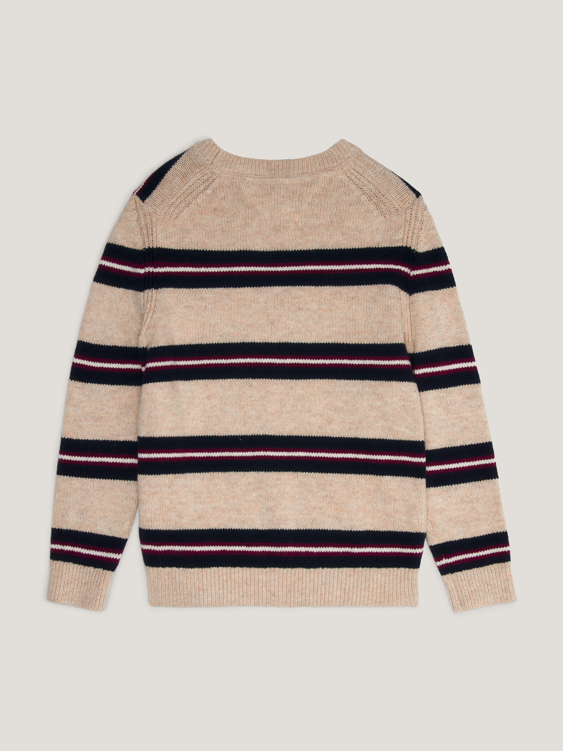 Tommy hilfiger blue sale and white striped sweater