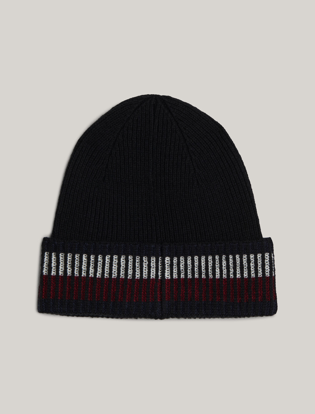 Corporate Wool Blend Knit Beanie, Black, hi-res