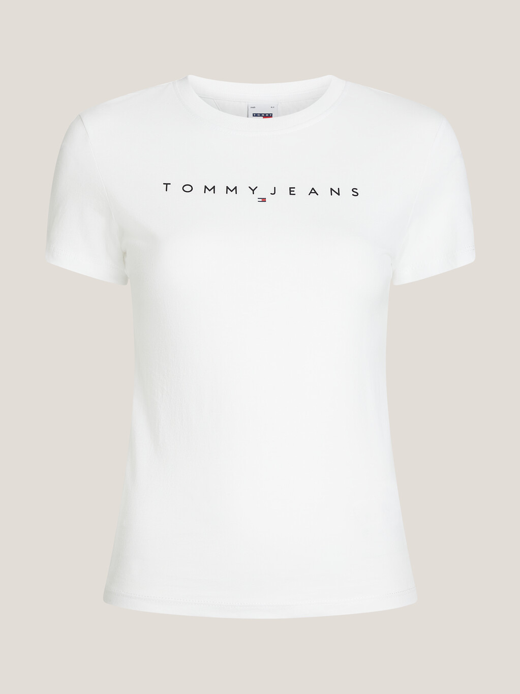 Logo Slim Fit T-Shirt, White, hi-res