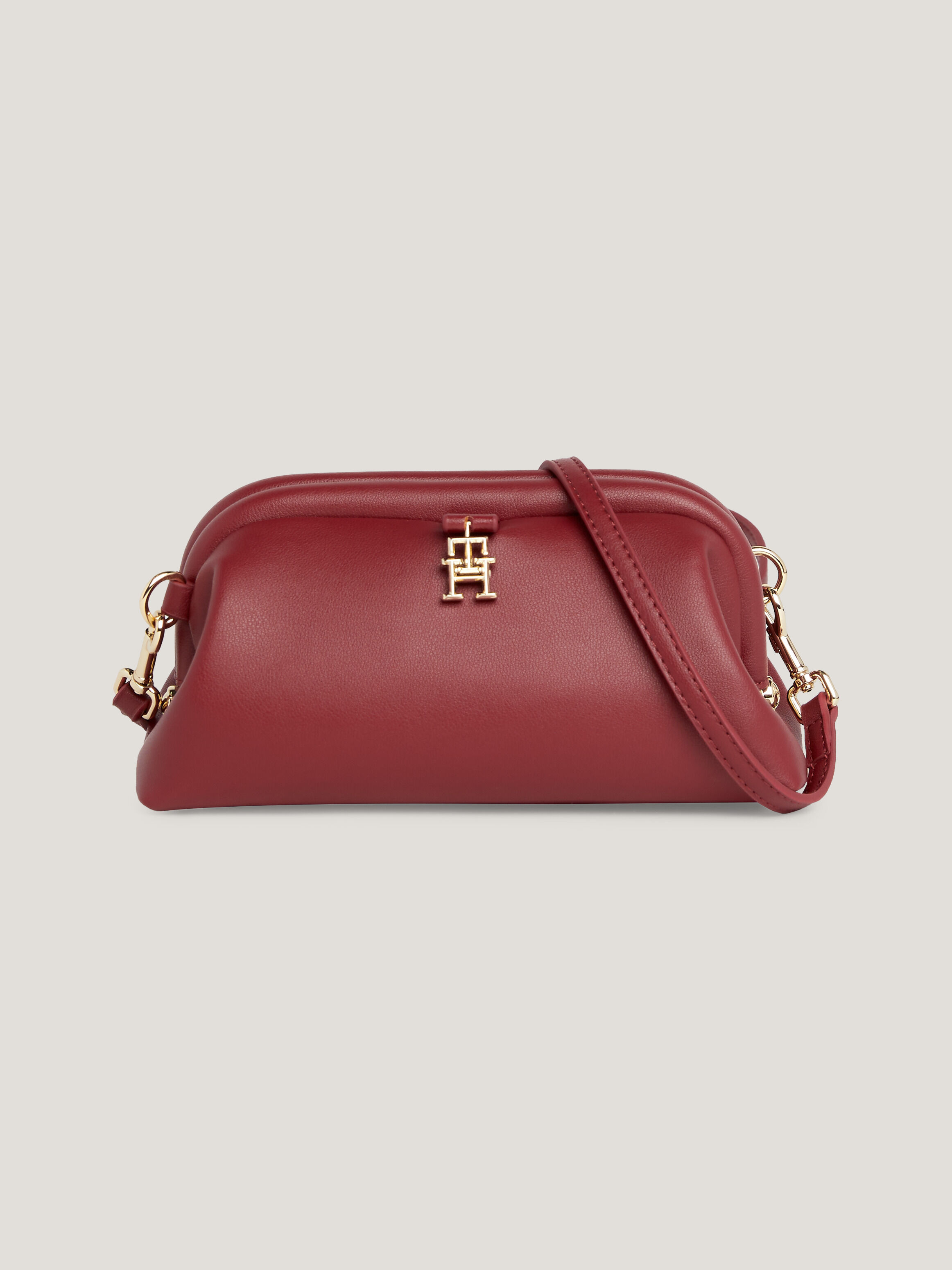 Tommy hilfiger monogram hotsell crossover handbag