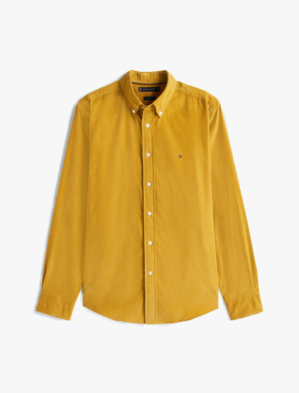 亞洲版型純色燈芯絨襯衫, Countryside Yellow Cord, hi-res