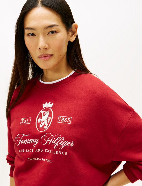 Varsity Crest Terry Sweatshirt