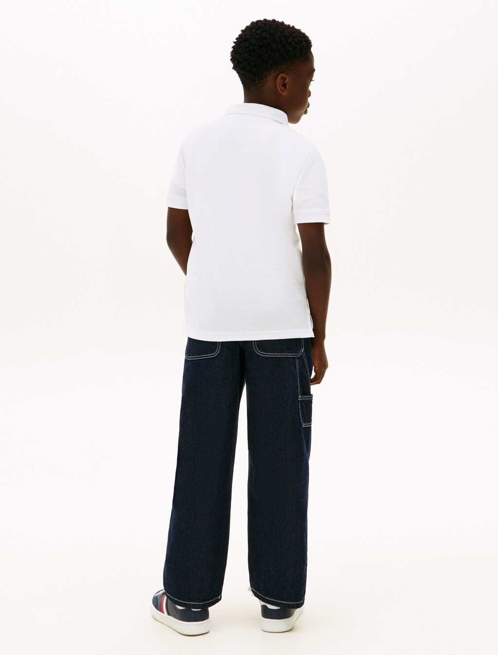 Regular Fit Textured Polo Shirt, White, hi-res