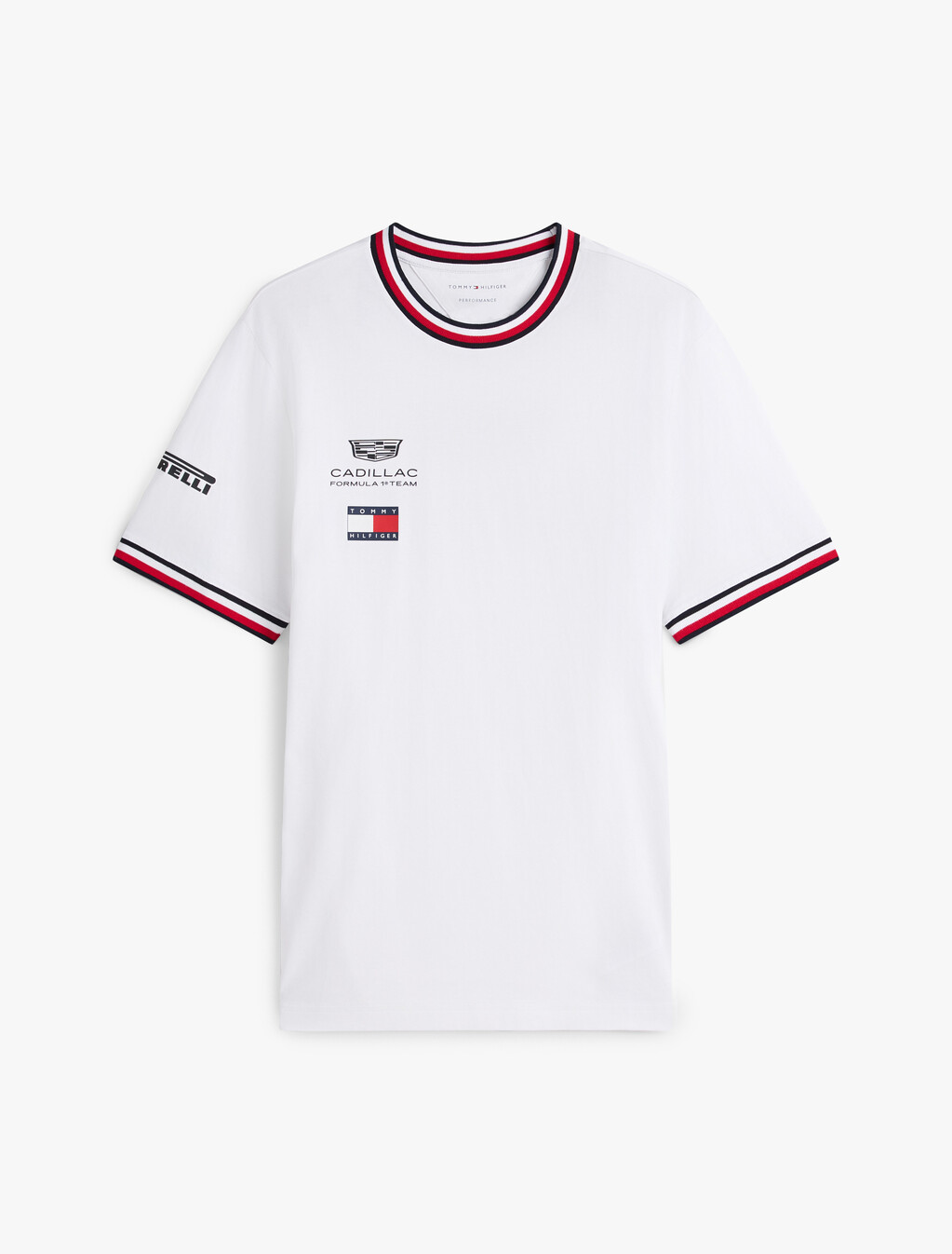 TH x Cadillac Formula 1&reg; Team Replica T-Shirt, White, hi-res