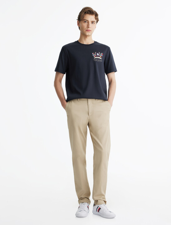 Hilfiger 徽章雙面針織 T 恤