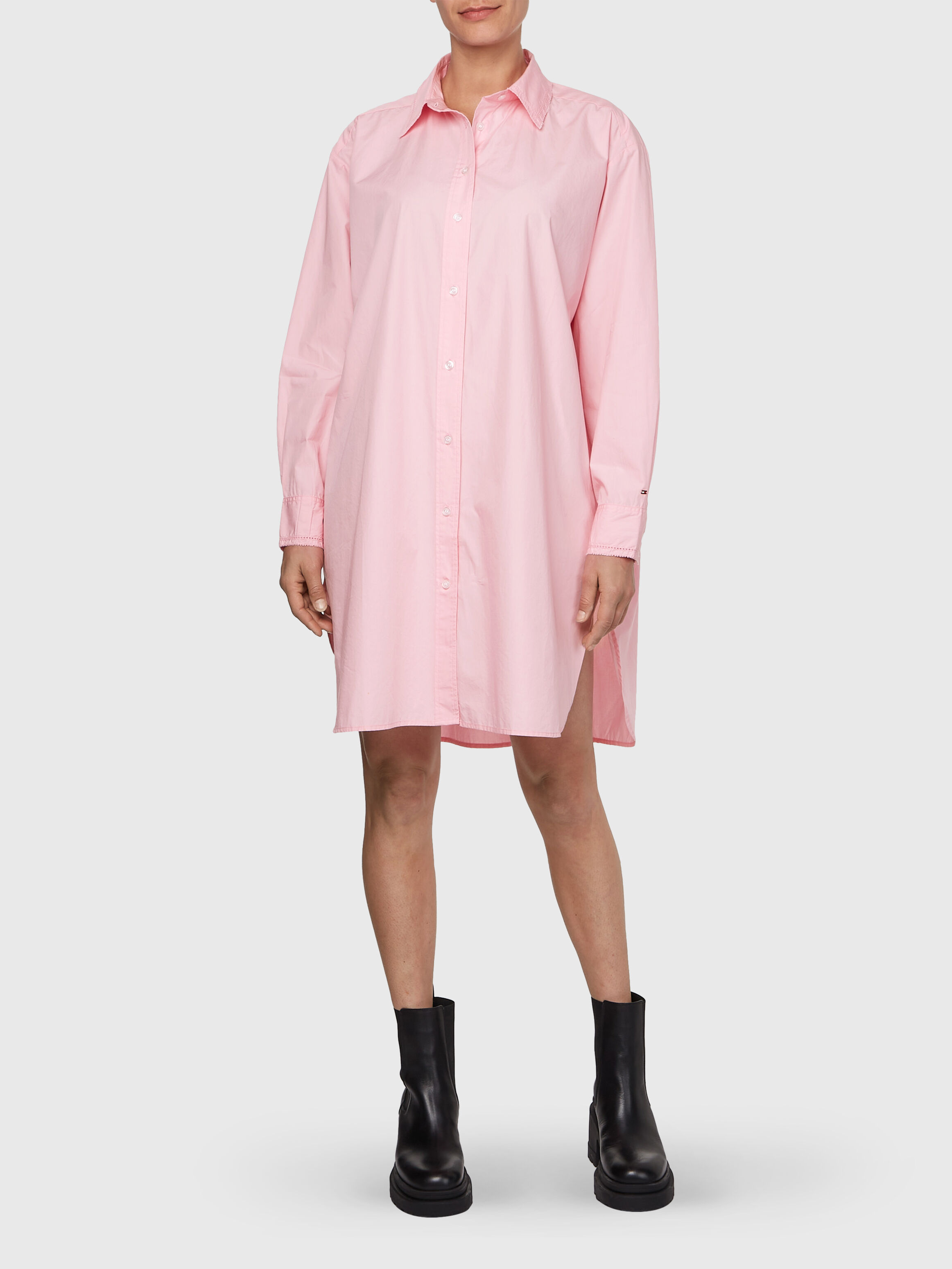 oversized knee length t shirt dress